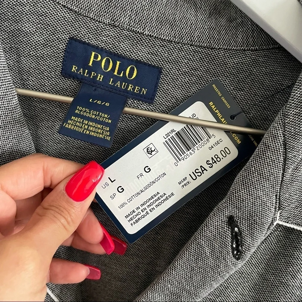 Polo Ralph Lauren Oxford Sleep Shirt Size L